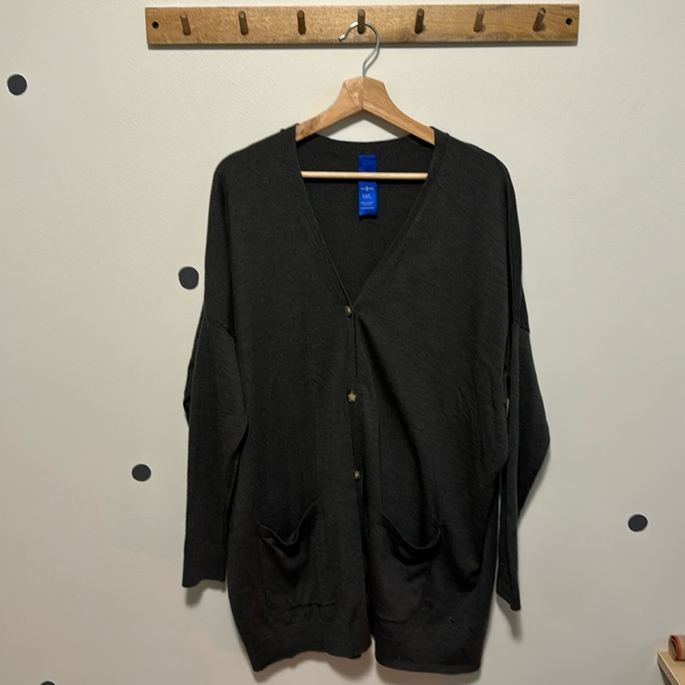 Kit and Ace Green Cardigan Sweater